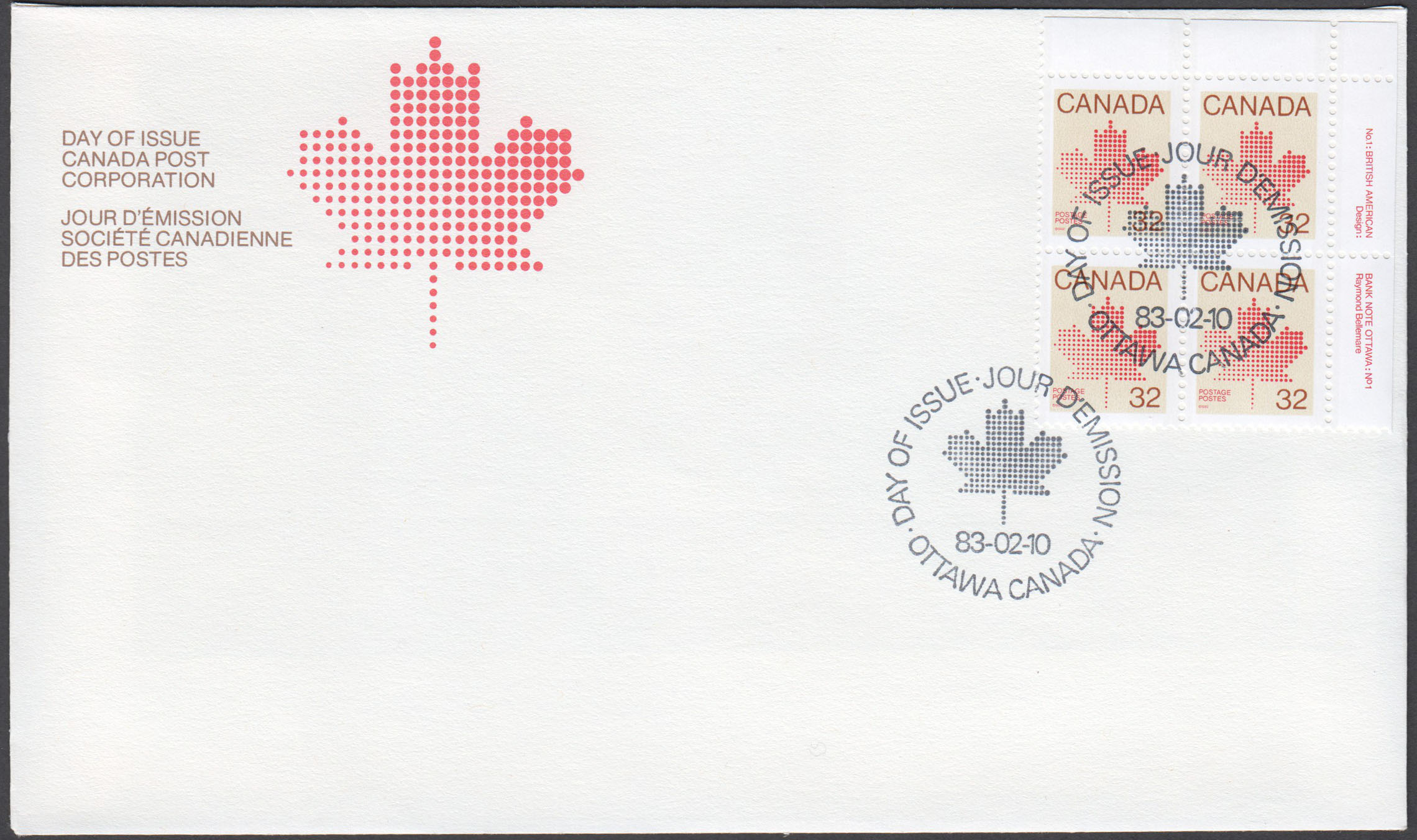 Canada Scott 924 FDC PB UR - Click Image to Close